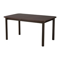 STRANDTORP - Extendable table, brown, 150/205/260x95 cm