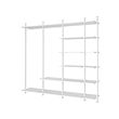 ELVARLI - Kombinasi lemari pakaian, putih, 303x51x222-350 cm