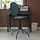 LOMMARP/BJÖRKBERGET - desk and storage combination, and swivel chair blue-green | IKEA Indonesia - PE834610_S1
