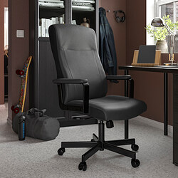 MILLBERGET - Swivel chair, Murum black