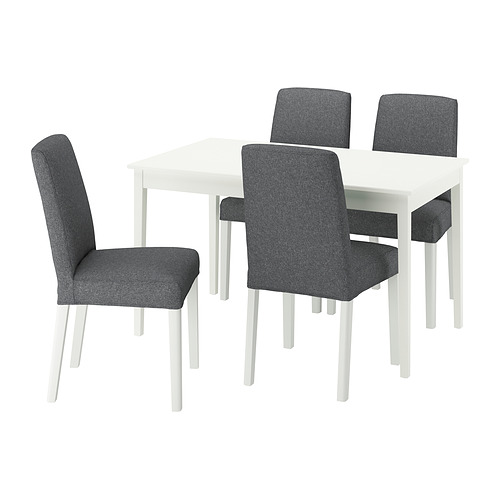 BERGMUND/NÄSINGE meja dan 4 kursi