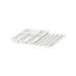 UPPDATERA - Cutlery tray/spice rack, white, 52x50 cm