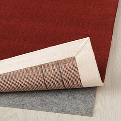 BUSSFIL - Karpet, bulu tipis, jingga kecokelatan, 120x180 cm