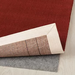 BUSSFIL - Karpet, bulu tipis, jingga kecokelatan, 120x180 cm