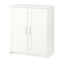 BRIMNES - Kabinet berpintu, putih, 78x95 cm