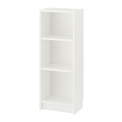 BILLY - Bookcase, white, 40x28x106 cm