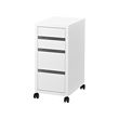 MICKE - Drawer unit on castors, white, 35x75 cm