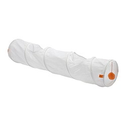 UTSÅDD - Play tunnel for cat, white/orange