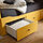 HEMNES - day-bed frame with 3 drawers, yellow, 80x200 cm | IKEA Indonesia - PE944405_S1