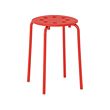 MARIUS - Stool, red, 45 cm
