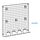 GREJIG wall grid with rail