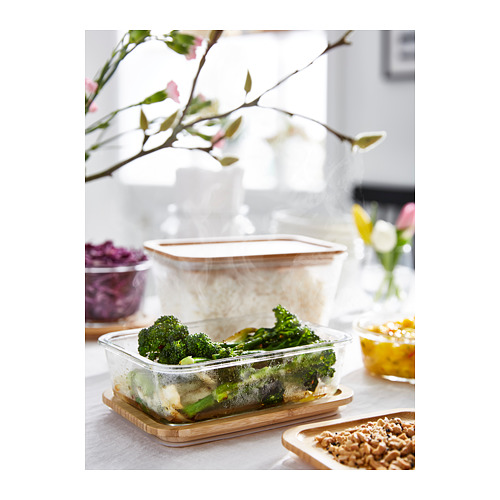 IKEA 365+ wadah makanan dengan penutup