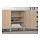 BESTÅ - storage combination with doors, white stained oak effect/Lappviken/Stubbarp white stained oak effect, 180x42x74 cm | IKEA Indonesia - PE583066_S1