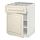 METOD/MAXIMERA - base cabinet with drawer/door, white/Bodbyn off-white, 60x60x80 cm | IKEA Indonesia - PE518637_S1