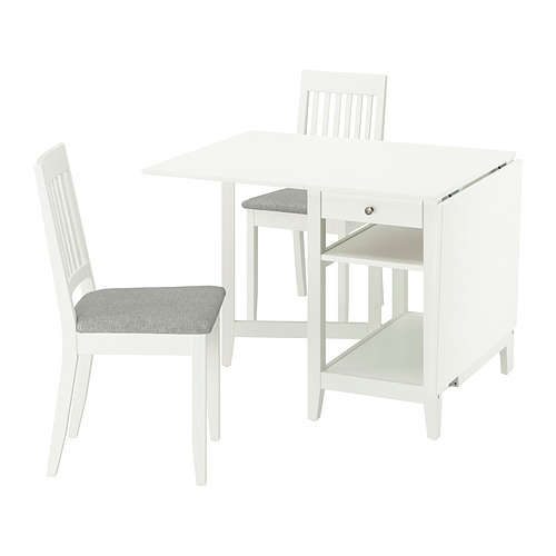 NÄSINGE/NÄSINGE meja dan 2 kursi