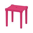 UTTER - Children's stool, in/outdoor/pink