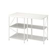 ENHET - Kitchen island, white, 123x63.5x85.5 cm