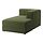 JÄTTEBO - chaise longue module, right, with armrest/Samsala dark yellow-green | IKEA Indonesia - PE876356_S1