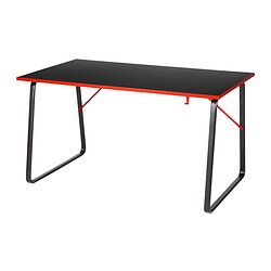 HUVUDSPELARE - Gaming desk, black, 140x80 cm