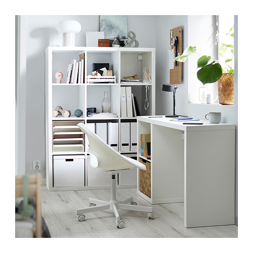 KALLAX/LOBERGET desk and chair