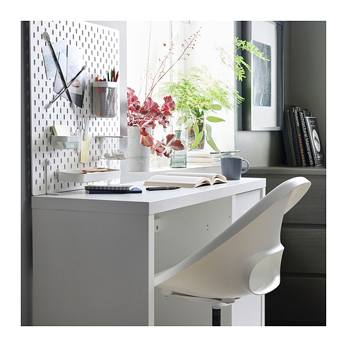 KALLAX/LOBERGET desk and chair