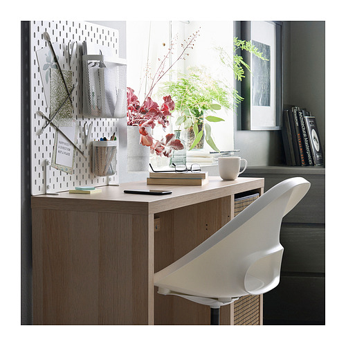 KALLAX/LOBERGET desk and chair