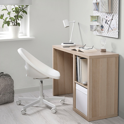 KALLAX/LOBERGET desk and chair