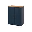SKRUVBY - cabinet with doors, black-blue, 70x90 cm | IKEA Indonesia - PE876442_S2