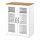 SKRUVBY - kabinet dengan pintu kaca, putih, 70x90 cm | IKEA Indonesia - PE876452_S1