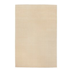 BUSSFIL - Karpet, bulu tipis, krem, 120x180 cm