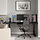 UPPSPEL/STYRSPEL - gaming desk and chair, black/grey, 180x80 cm | IKEA Indonesia - PE876505_S1