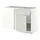 METOD/MAXIMERA corner base cab w drawer and shelf
