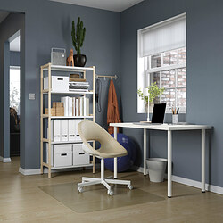 LAGKAPTEN/ADILS - Desk, white, 120x60 cm
