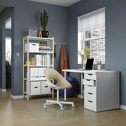 ALEX/LAGKAPTEN - Desk, white, 120x60 cm