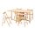 NORDEN/FRÖSVI - meja dan 4 kursi, kayu birch/kayu beech, 26/89/152 cm | IKEA Indonesia - PE944785_S1