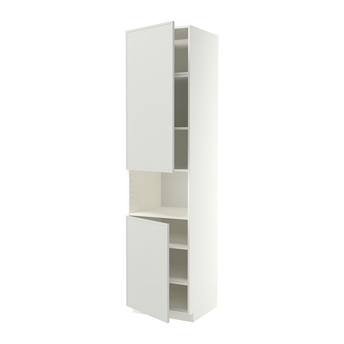 METOD high cab f micro w 2 doors/shelves