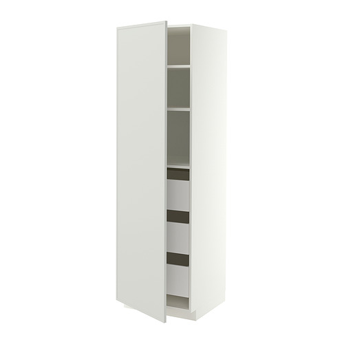 METOD/MAXIMERA high cabinet with drawers