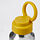 ENKELSPÅRIG - water bottle, stainless steel/yellow, 0.3 l | IKEA Indonesia - PE835401_S1