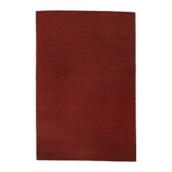 BUSSFIL - Karpet, bulu tipis, jingga kecokelatan, 120x180 cm