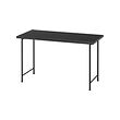 LAGKAPTEN/SPÄND - Meja, hitam-cokelat/hitam, 120x60 cm