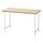 LAGKAPTEN/SPÄND - desk, white stained oak effect/white, 120x60 cm | IKEA Indonesia - PE944856_S1