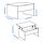 ÖSTAVALL - meja kopi yang dapat disesuaikan, putih, 90 cm | IKEA Indonesia - PE944862_S1