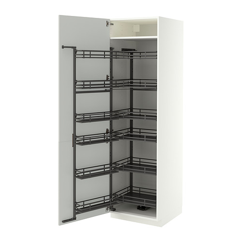 METOD high cabinet with pull-out larder