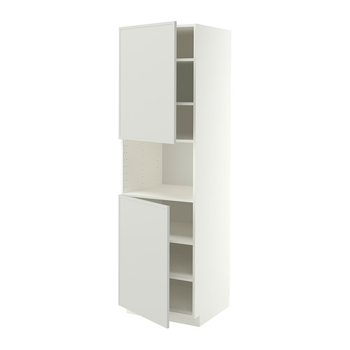 METOD high cab f micro w 2 doors/shelves
