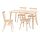 HÖGVED/LISABO table and 4 chairs