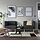 LILLEHEM - 2-seat modular sofa with side table, Gunnared dark grey/wood | IKEA Indonesia - PE944924_S1