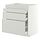 METOD/MAXIMERA base cab f hob/4 fronts/3 drawers