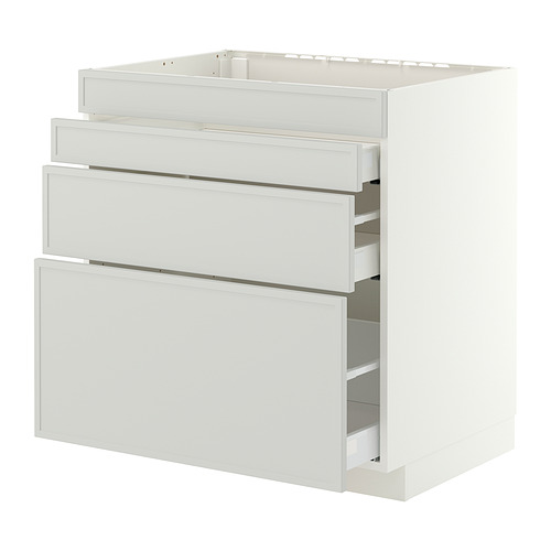 METOD/MAXIMERA base cab f hob/4 fronts/3 drawers