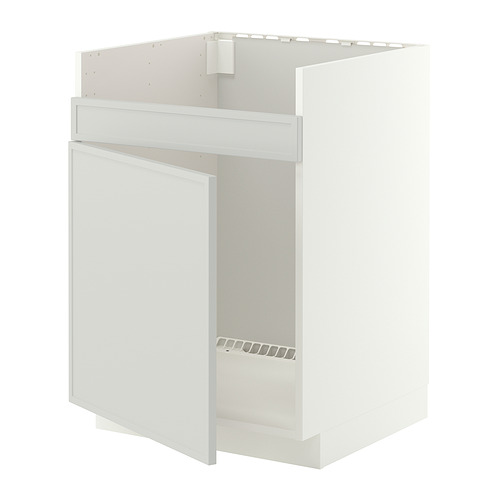 METOD base cab f HAVSEN single bowl sink