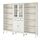 IDANÄS - kombinasi penyimpanan dg pintu kaca, putih, 244x39x211 cm | IKEA Indonesia - PE835546_S1